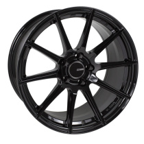 Enkei TS10, 17x8, 45mm, 5x100, 72.6mm, Black Fälg